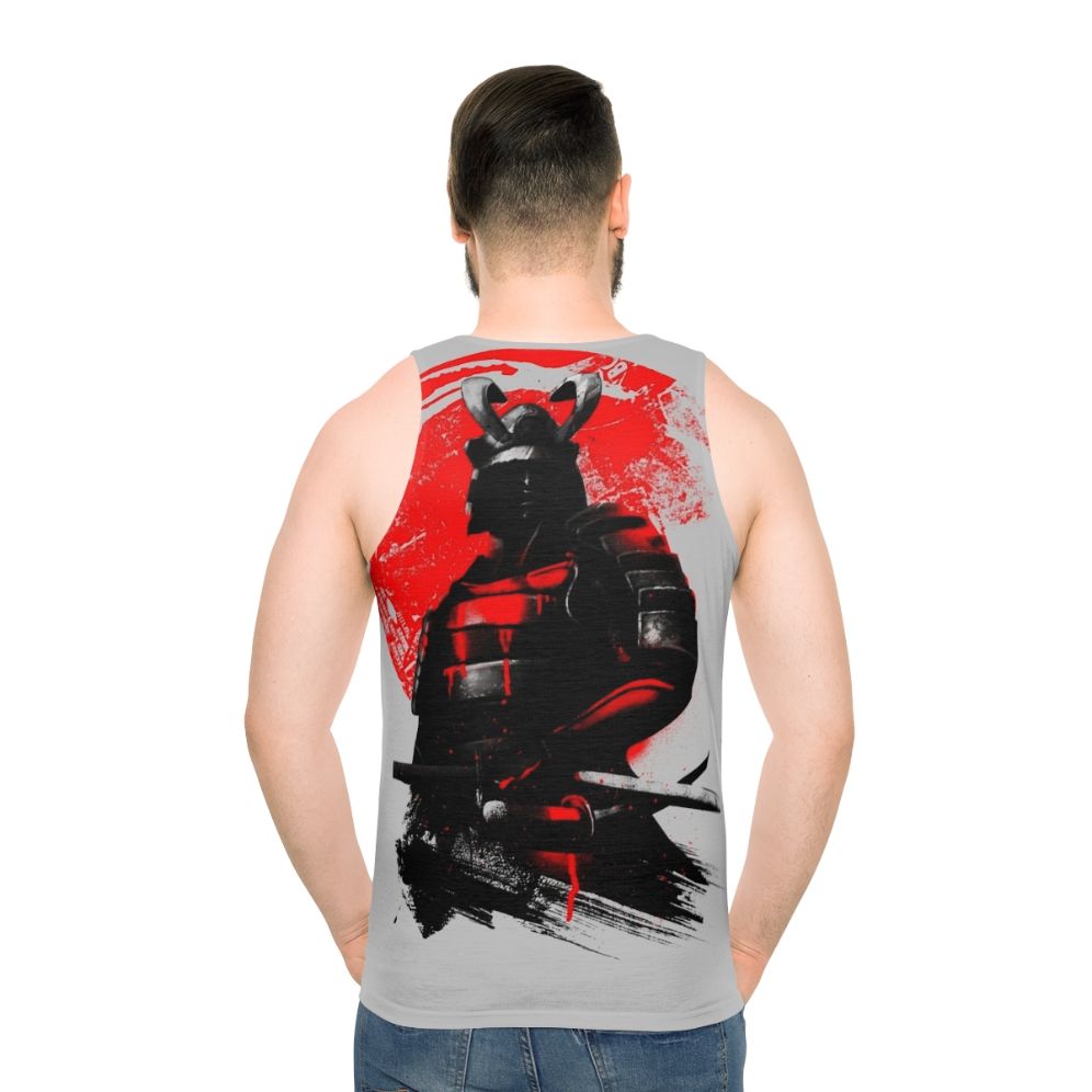 Samurai warrior graphic tank top