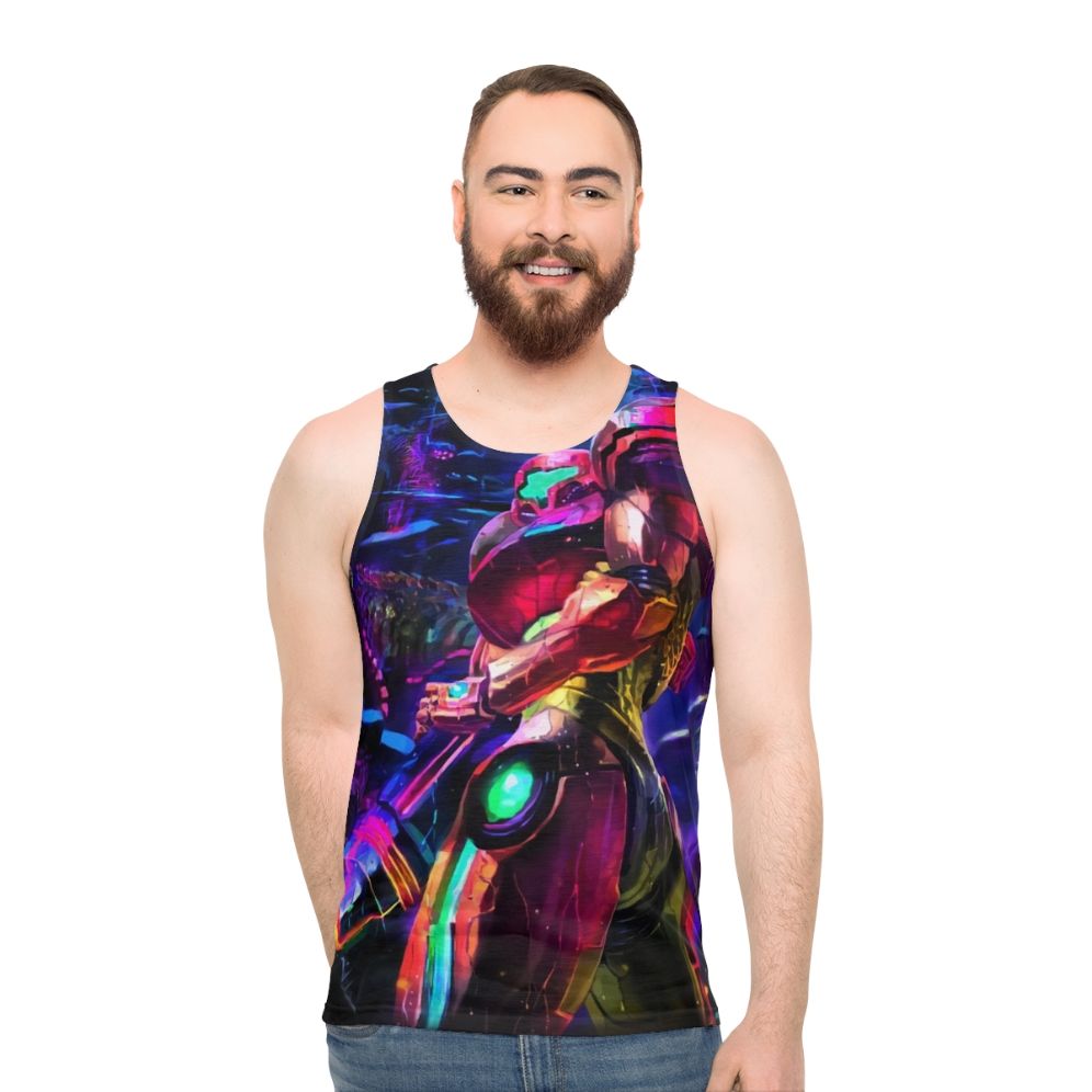 Samus Aran Metroid Video Game Tank Top