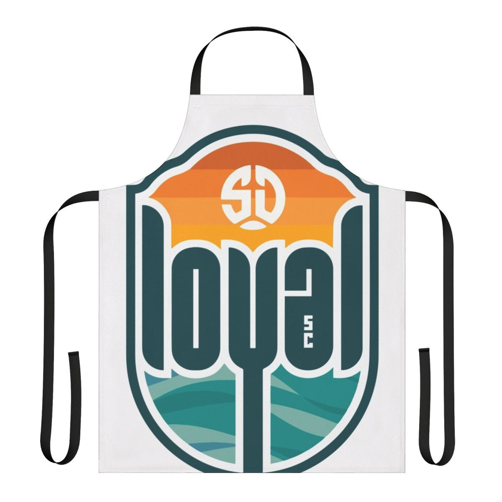 San Diego Loyal Soccer Inspired Apron with USL League and Futbol Designs