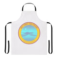 Dune-inspired desert apron with sandworm design