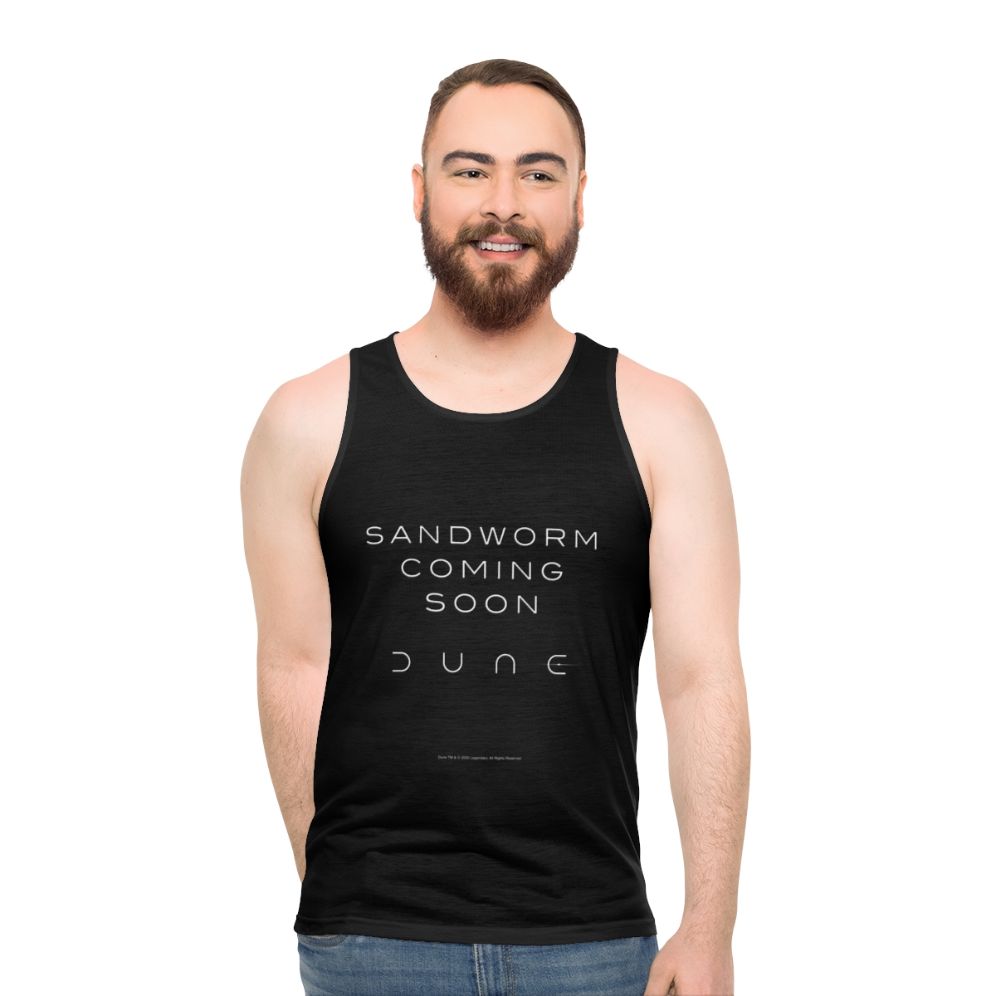 Sandworm Dune Fan Art Unisex Tank Top