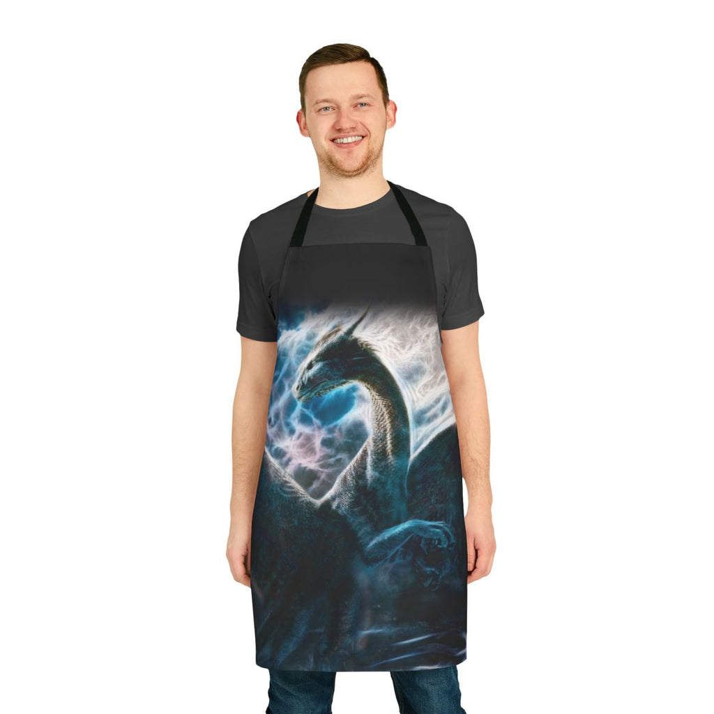 Saphira the dragon from the Eragon movie fantasy film printed on a high-quality apron
