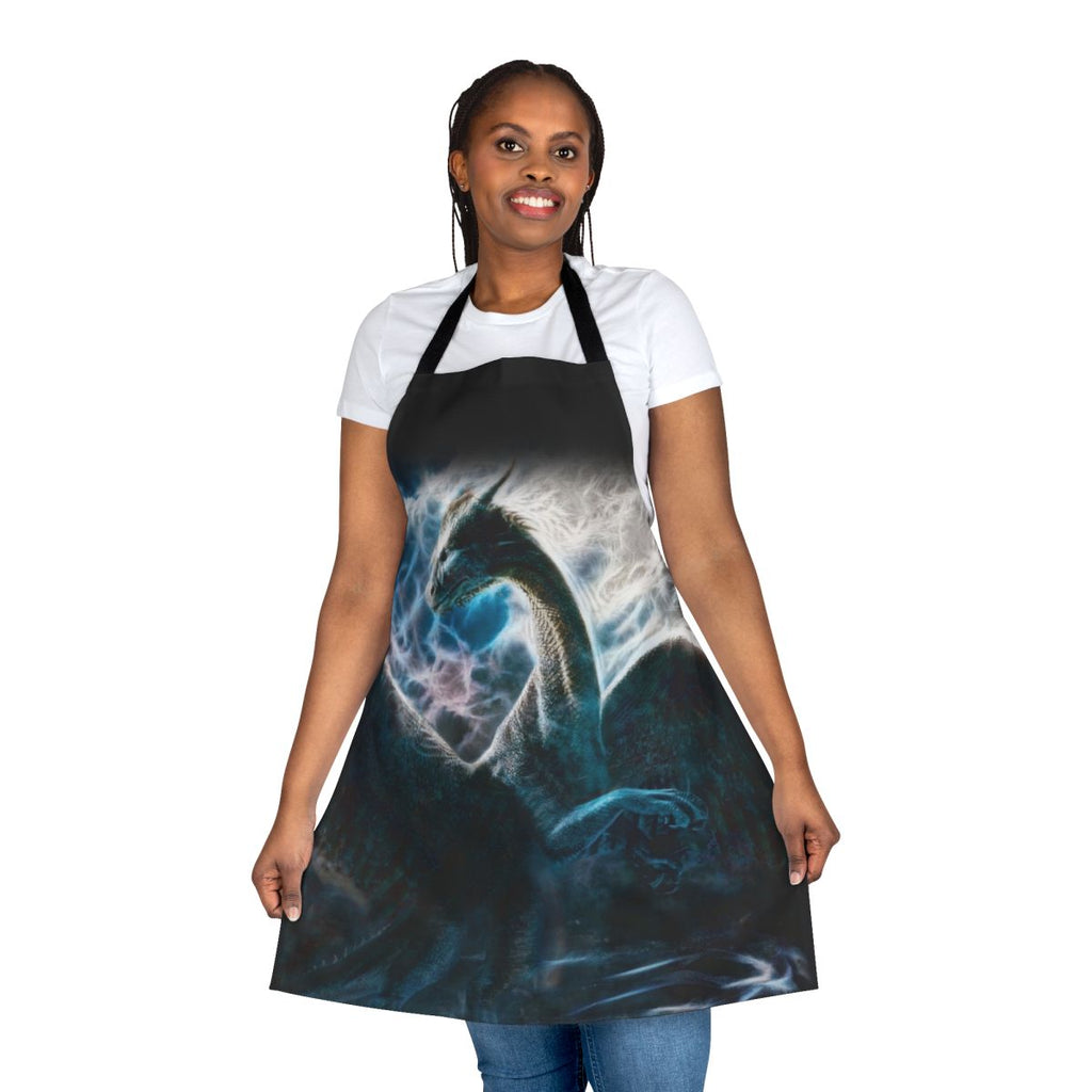 Saphira the dragon from the Eragon movie fantasy film printed on a high-quality apron