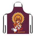 Saraswati-themed apron with a goose design, perfect for the modern Hindu goddess enthusiast