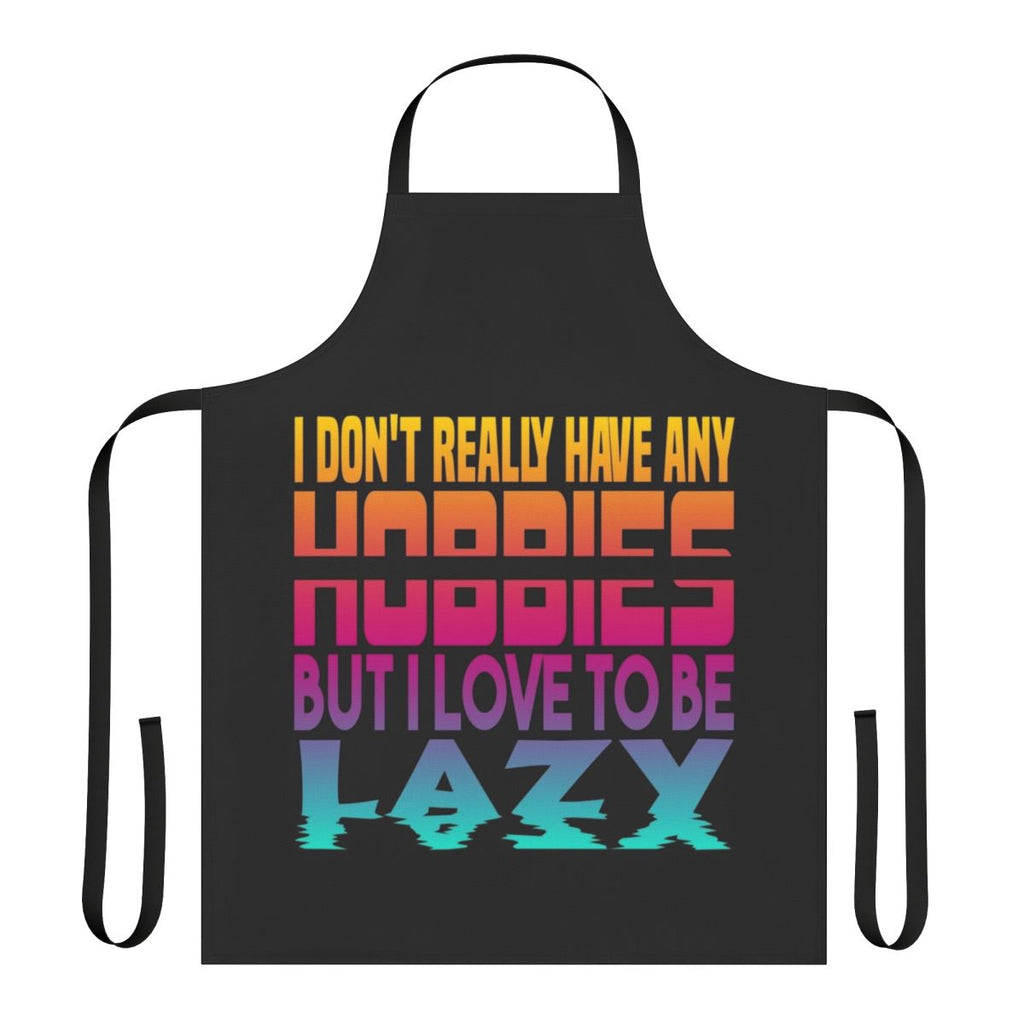 "I Have No Hobbies" Lazy Apron with Sarcastic Sloth Design