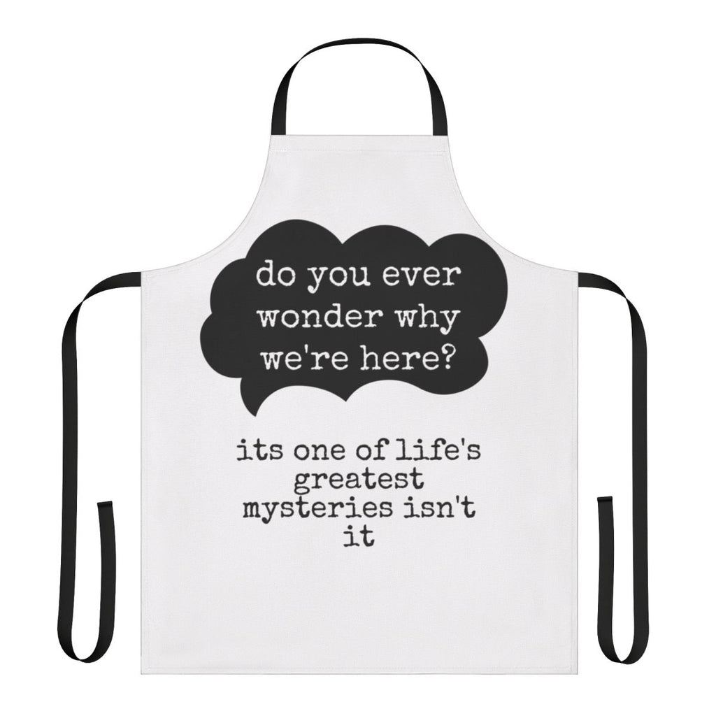 Sarcastic "Red vs Blue" themed apron featuring the "Grimmons" characters