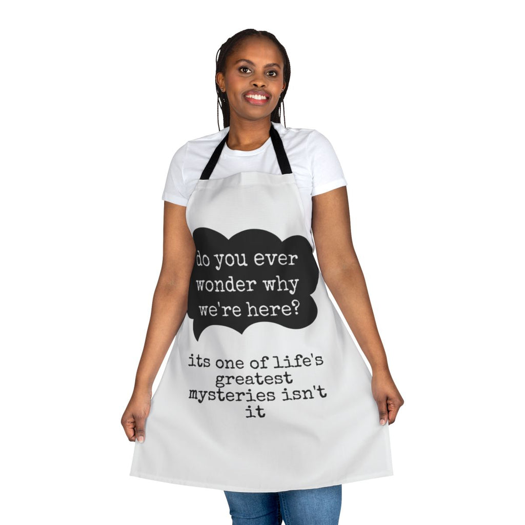 Sarcastic "Red vs Blue" themed apron featuring the "Grimmons" characters