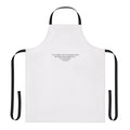 Sarcastic apron with "It's Alright When Rich People Cheat" quote, inspired by the Netflix series Young Royals.