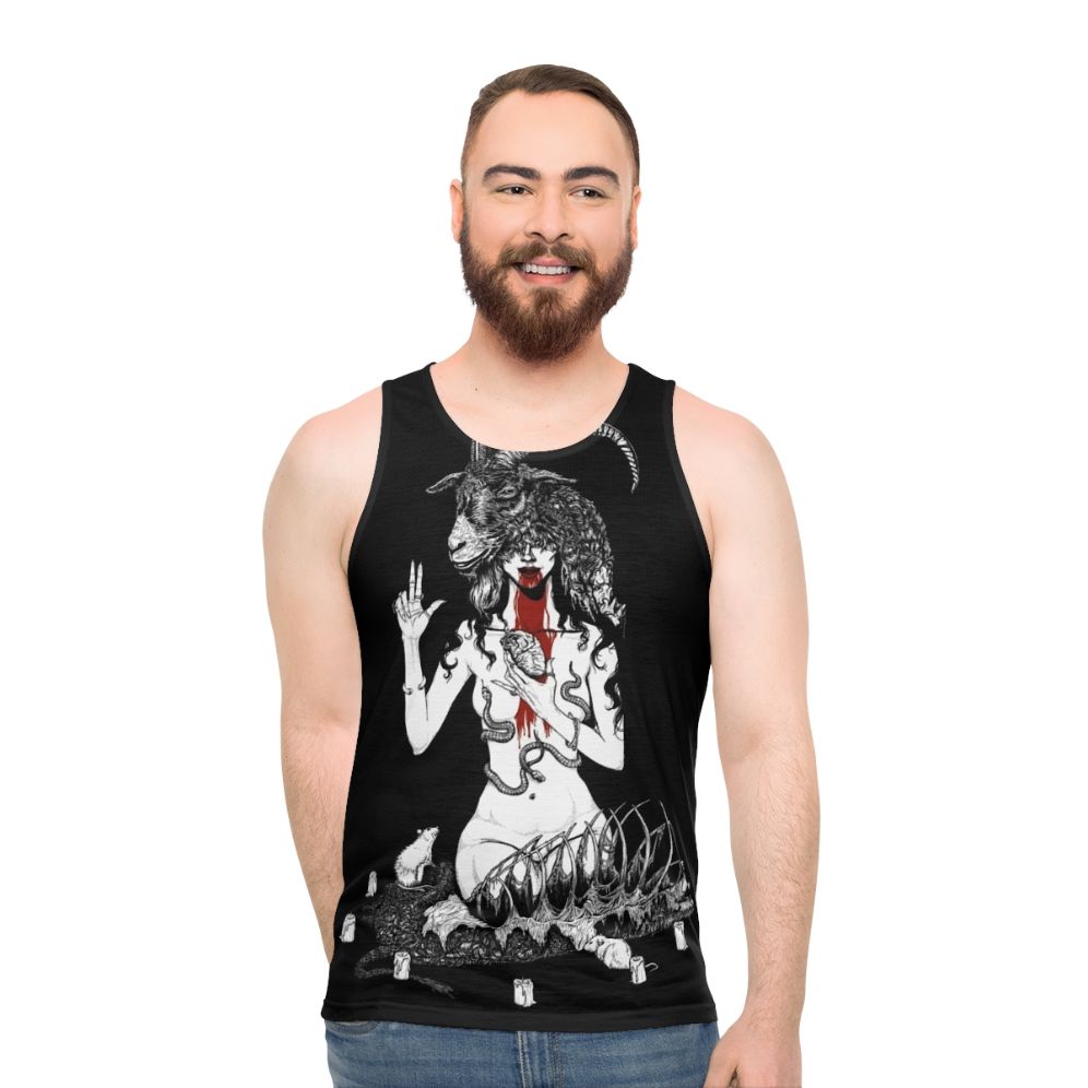 Satanic Baphomet Unisex Tank Top