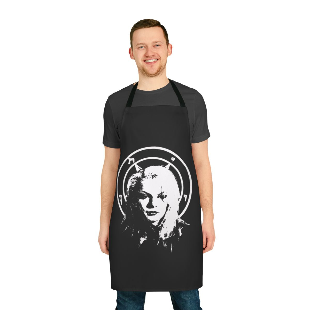 Satanic ritual apron with occult design