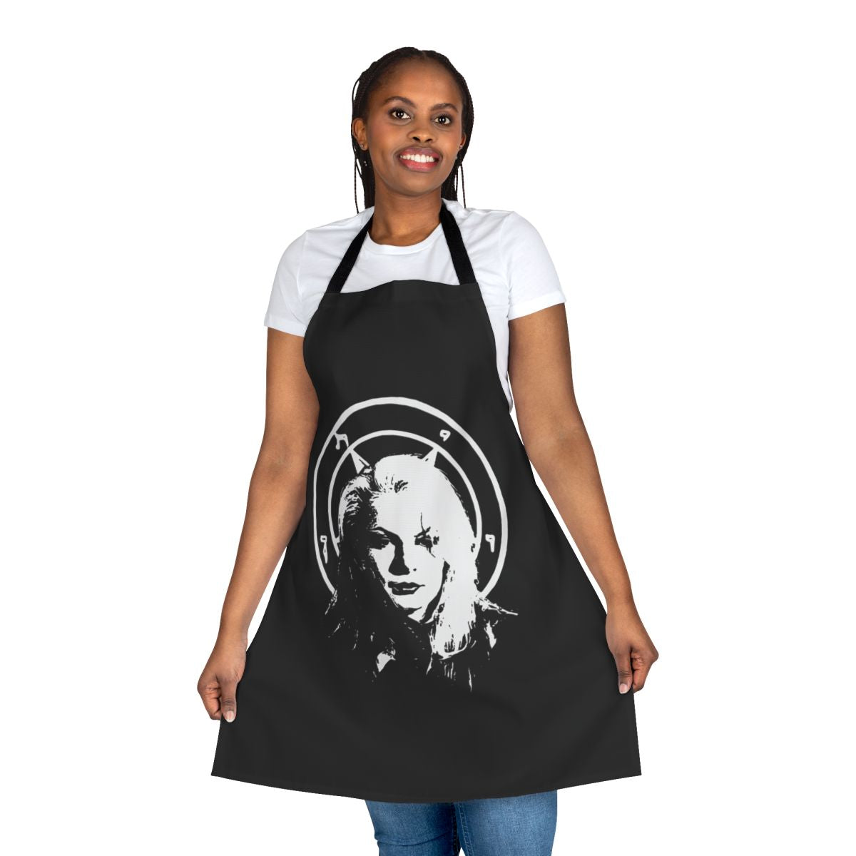 Satanic ritual apron with occult design