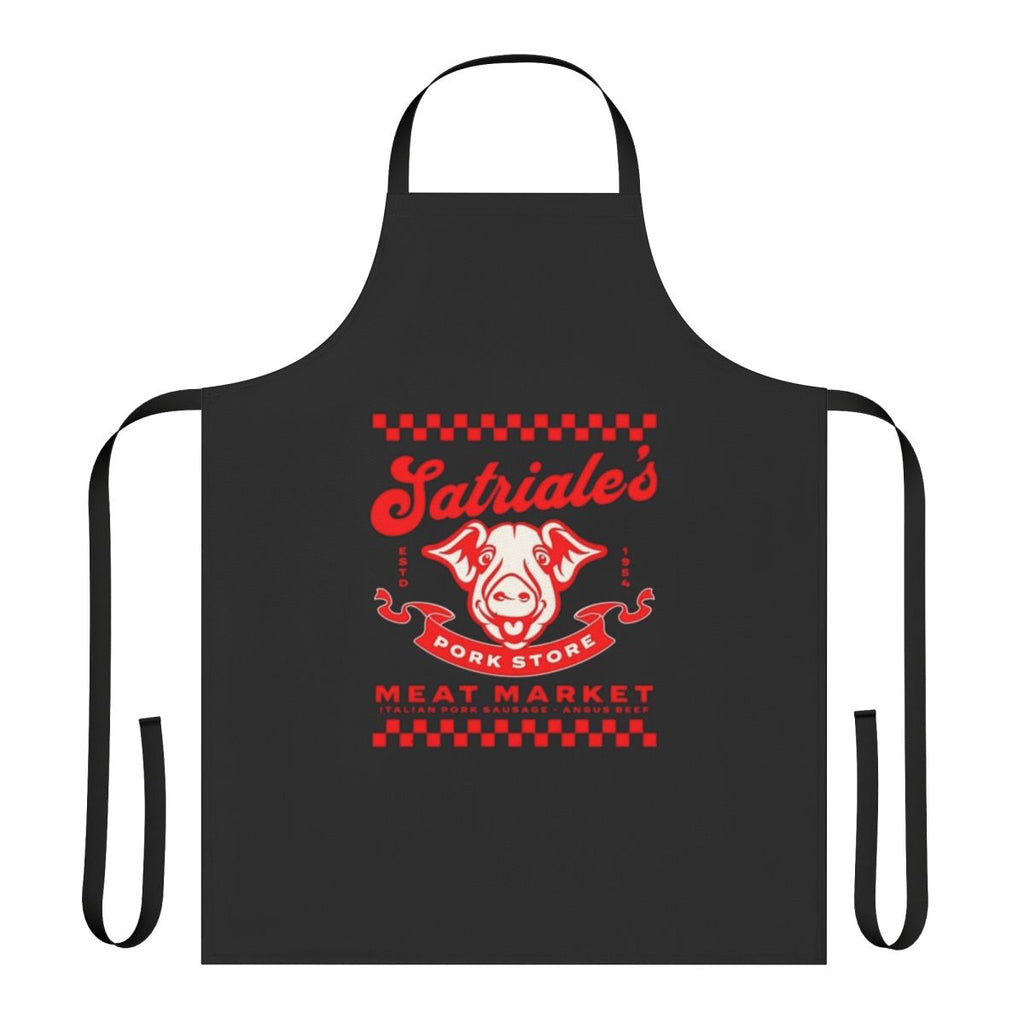 The Sopranos-inspired BBQ apron with Satriale's Pork Store logo