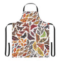 Apron featuring a detailed illustration of saturniid moths found in North America