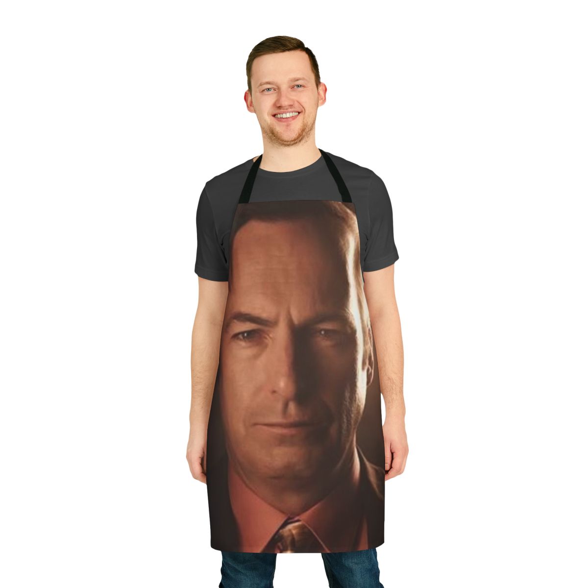 Saul Goodman Face Apron - Stylish pop culture apron featuring the iconic character from Better Call Saul and Breaking Bad