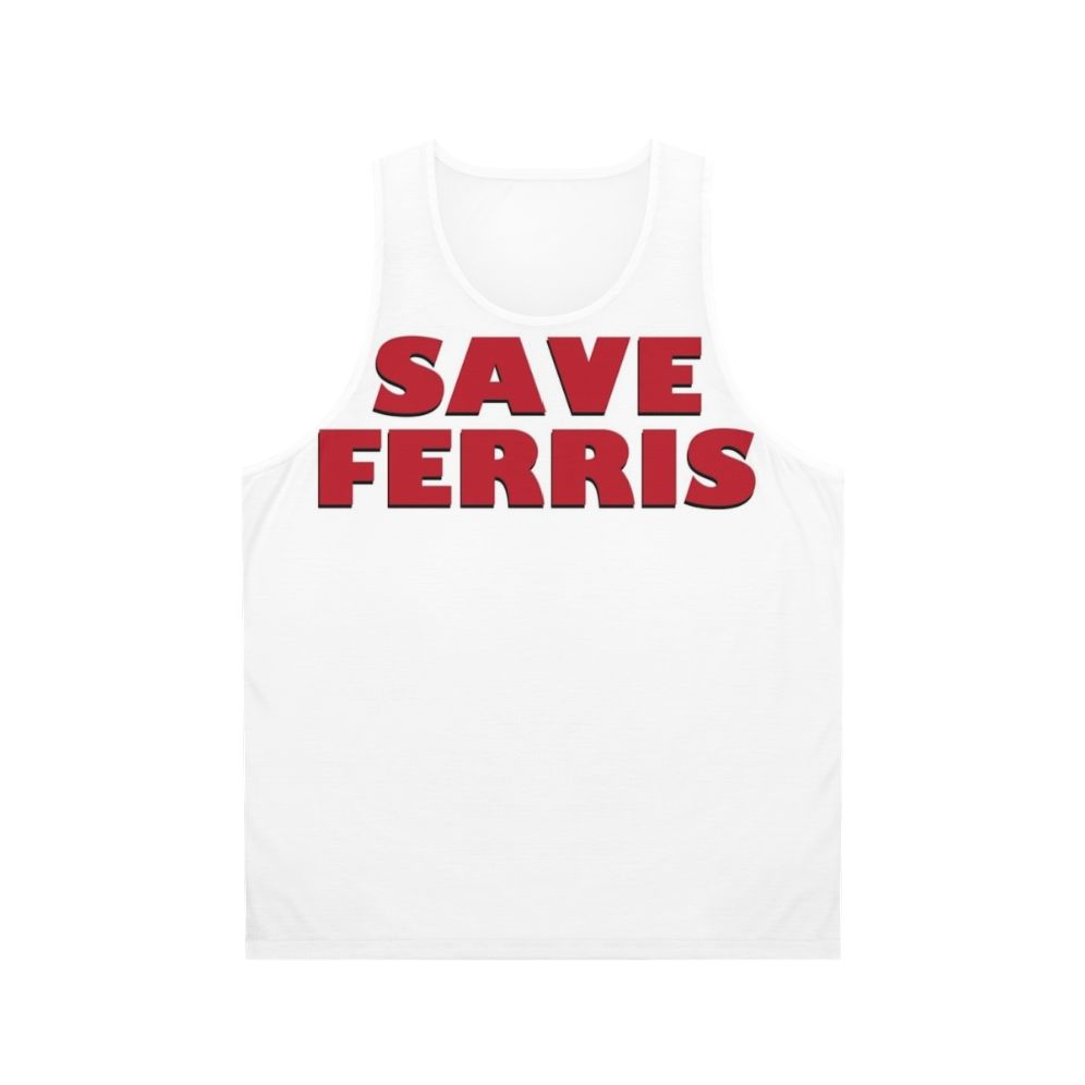 Save Ferris Unisex 80s Movie Tank Top