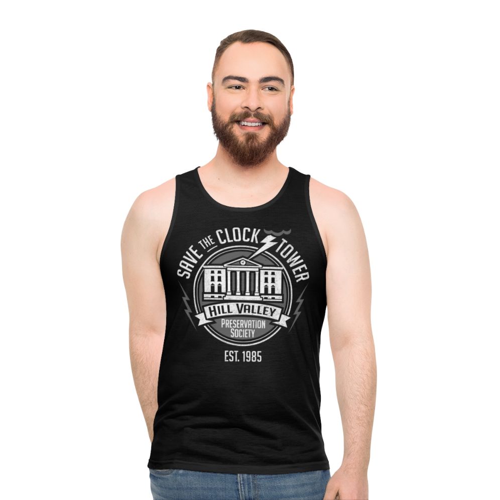 Save The Clock Tower BTTF Unisex Tank Top