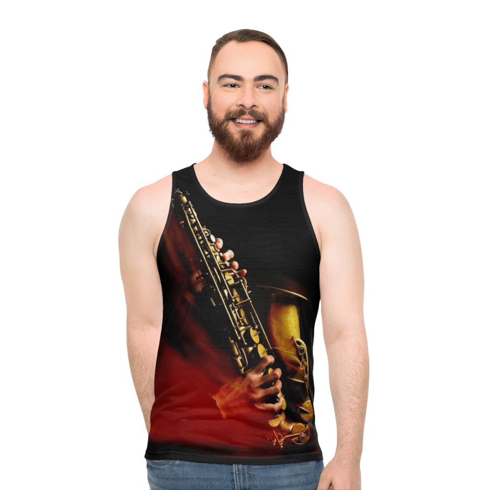 Saxophone Alto Unisex Tank Top