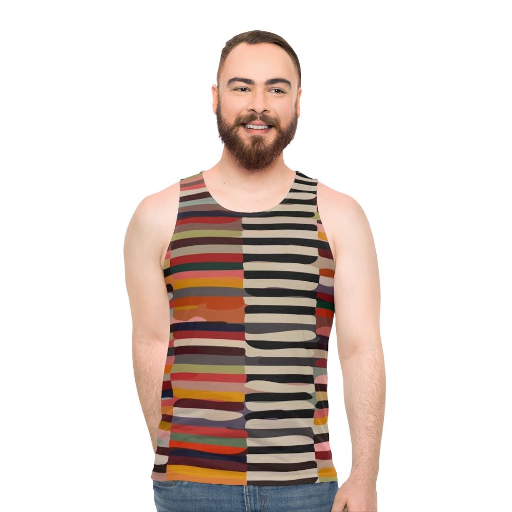 Scandinavian pattern unisex tank top