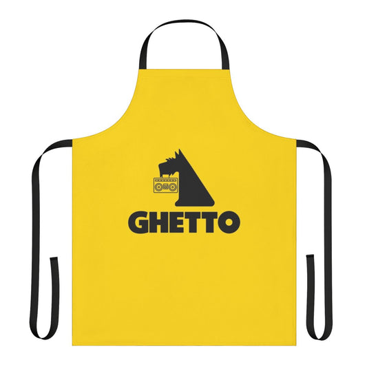 Affordable Scandinavian-inspired apron with urban, humorous design
