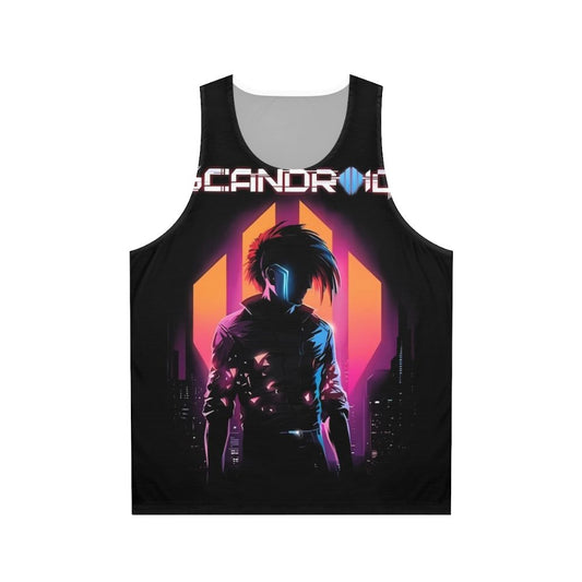 Scandroid 2517 Unisex Synthwave Tank Top