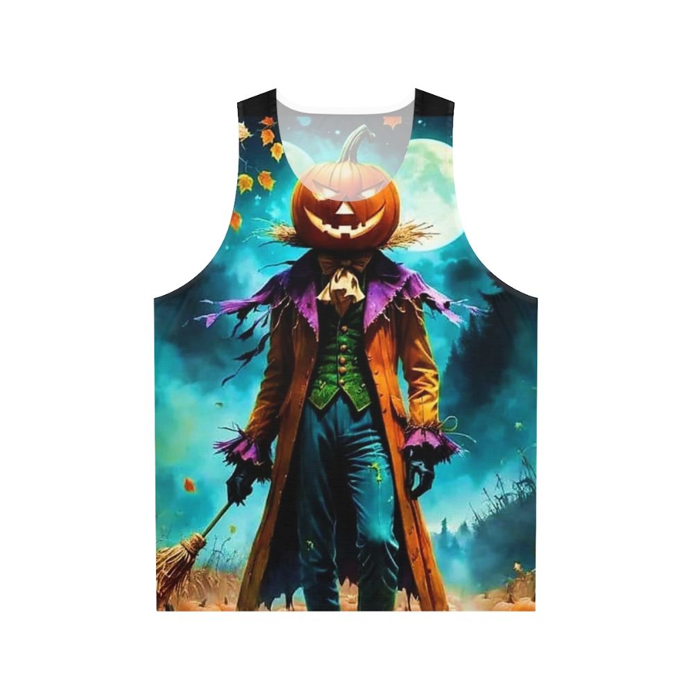 Scare Birds Unisex Tank Top for Outdoor Decor and Halloween