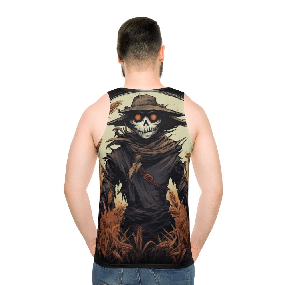 Scarecrow unisex halloween tank top