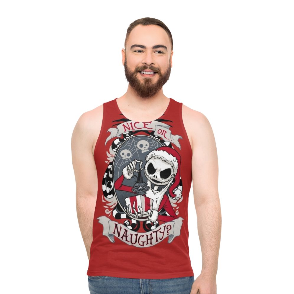 Scary Santa Unisex Tank Top