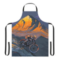 Sunset Peak Mountain Biking Apron featuring Sassan Filsoof's scenic cycling art