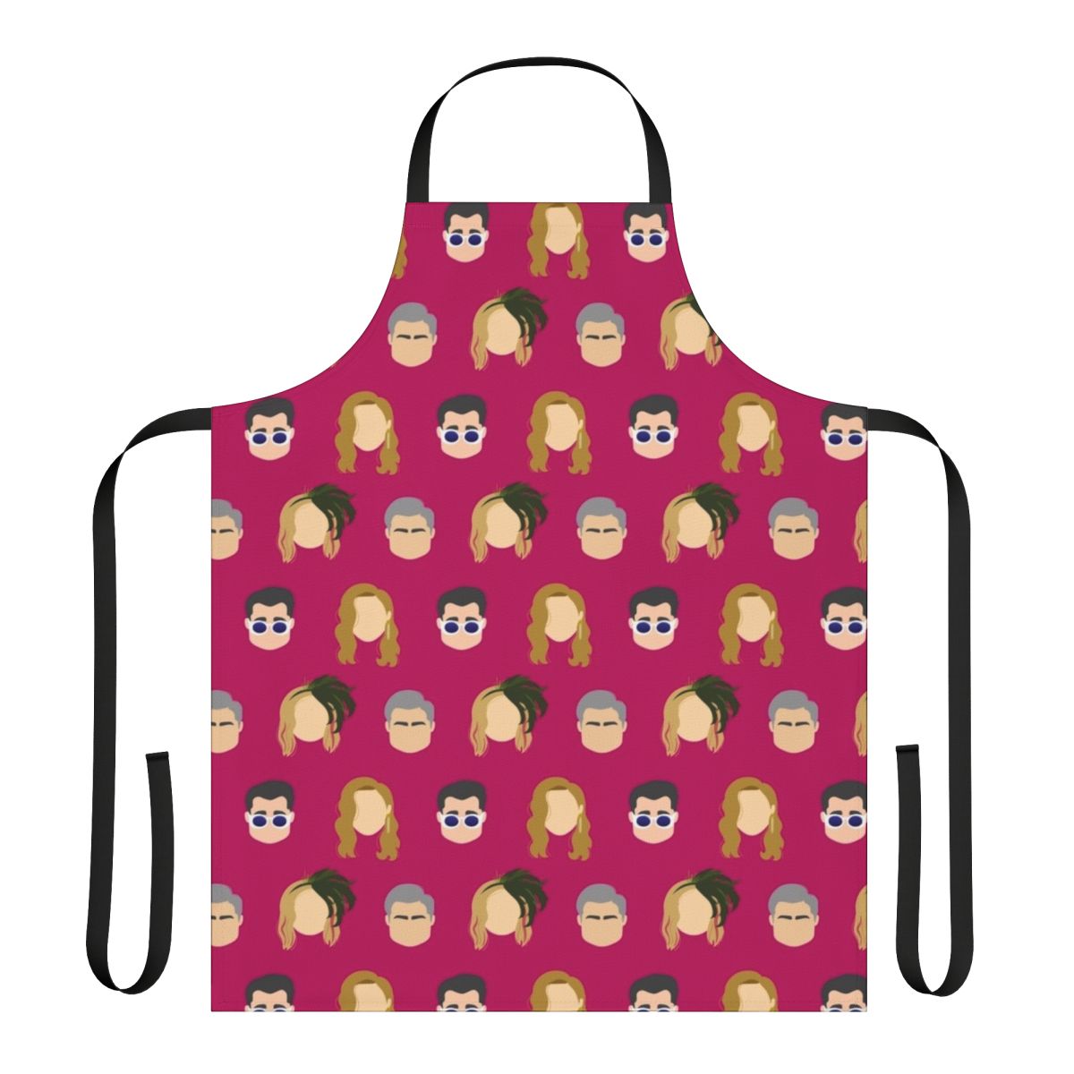 Schitts Creek Inspired Apron with Minimalist Faces Design