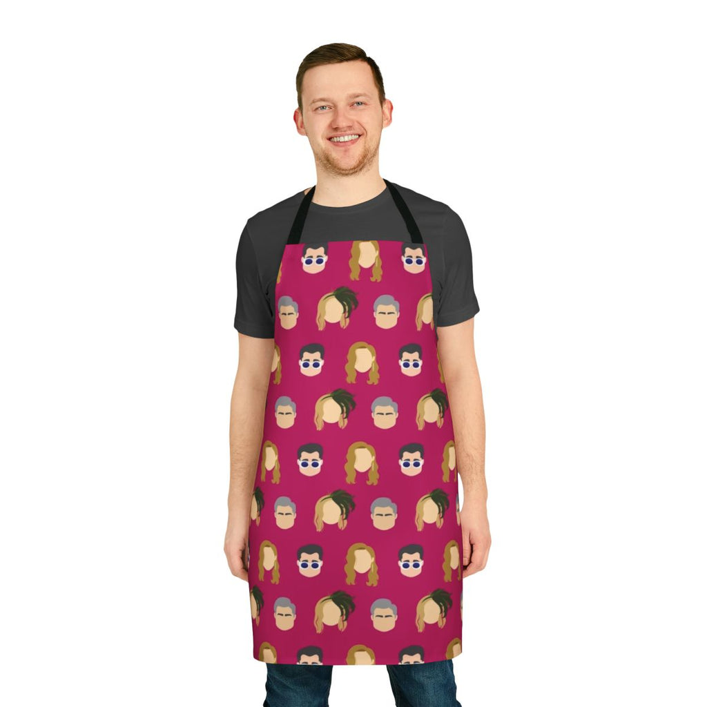 Schitts Creek Inspired Apron with Minimalist Faces Design