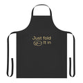 Schitt's Creek inspired cheese folding apron in yellow