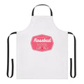 Schitts Creek inspired fan art apron with designs of David Rose, Alexis Rose, and Moira Rose