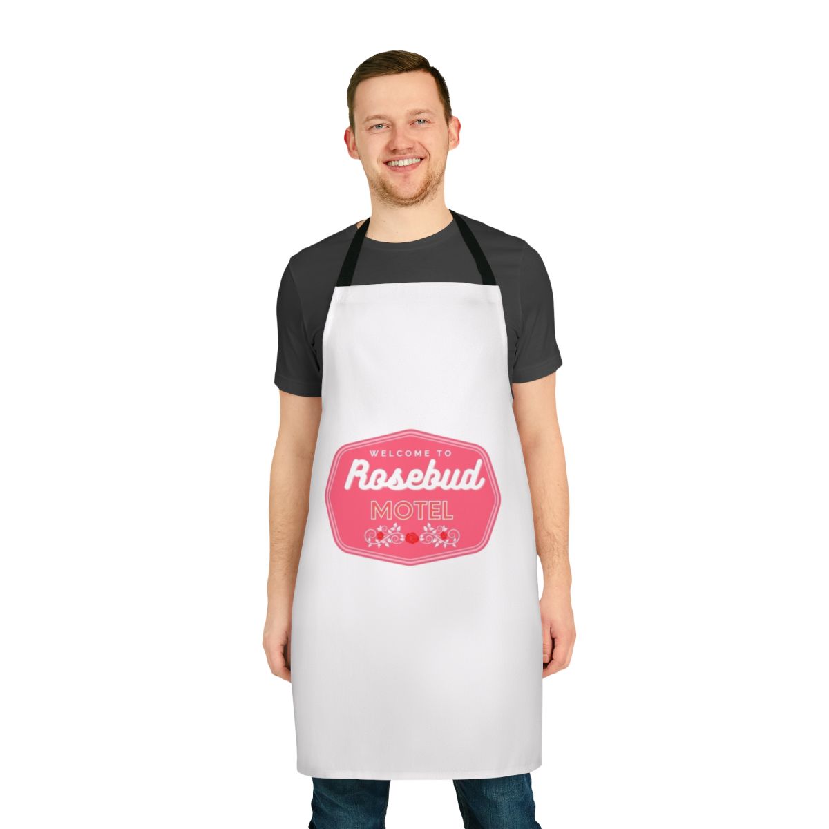 Schitt's Creek themed apron featuring fan art design
