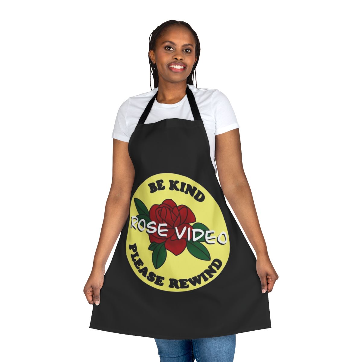 Schitt's Creek Rose Video Print Apron
