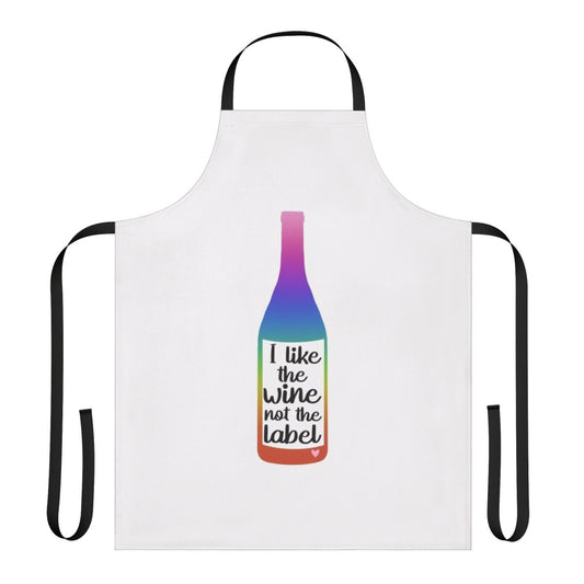 Schitt's Creek inspired wine apron with comical design