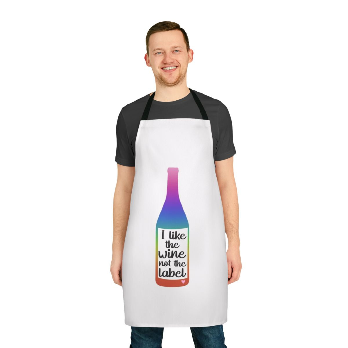 Schitt's Creek inspired wine apron with comical design