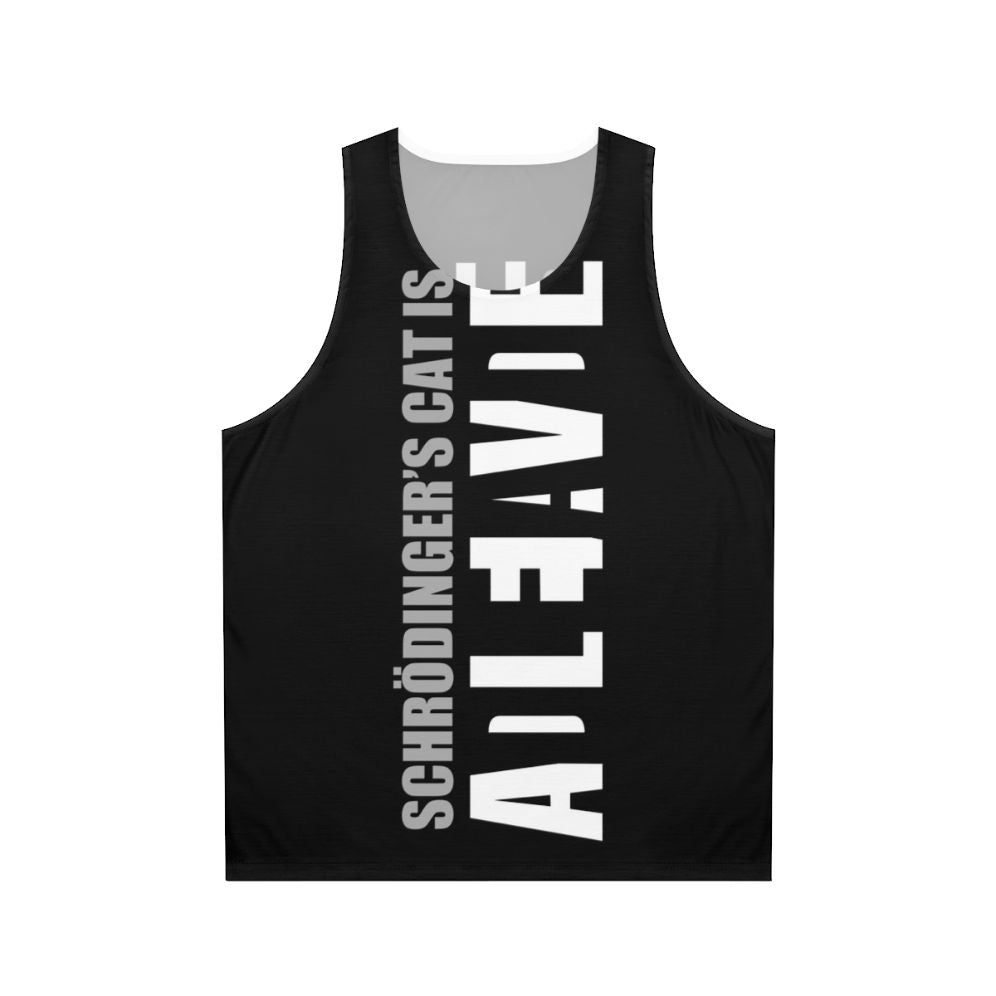 Schrödinger's Cat Quantum Physics Unisex Tank Top