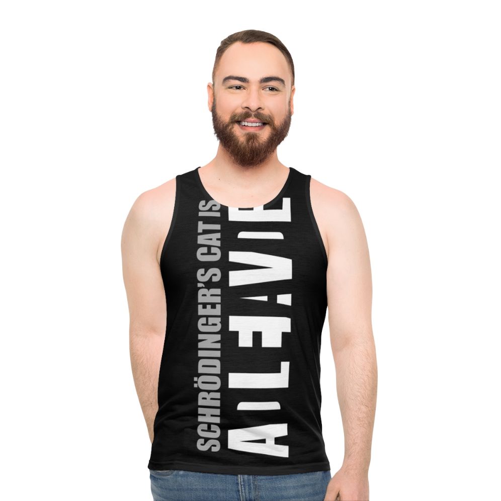 Schrödinger's Cat Quantum Physics Unisex Tank Top