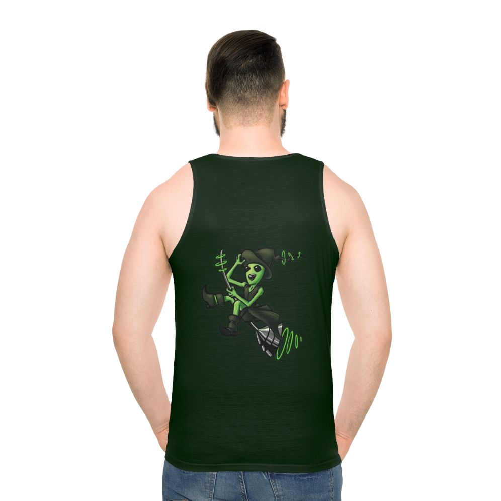 Sci-Fi Alien Witch Tank Top with Techno Style Design