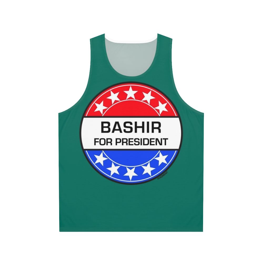 Sci-Fi Inspired "Bashir For President" Unisex Tank Top
