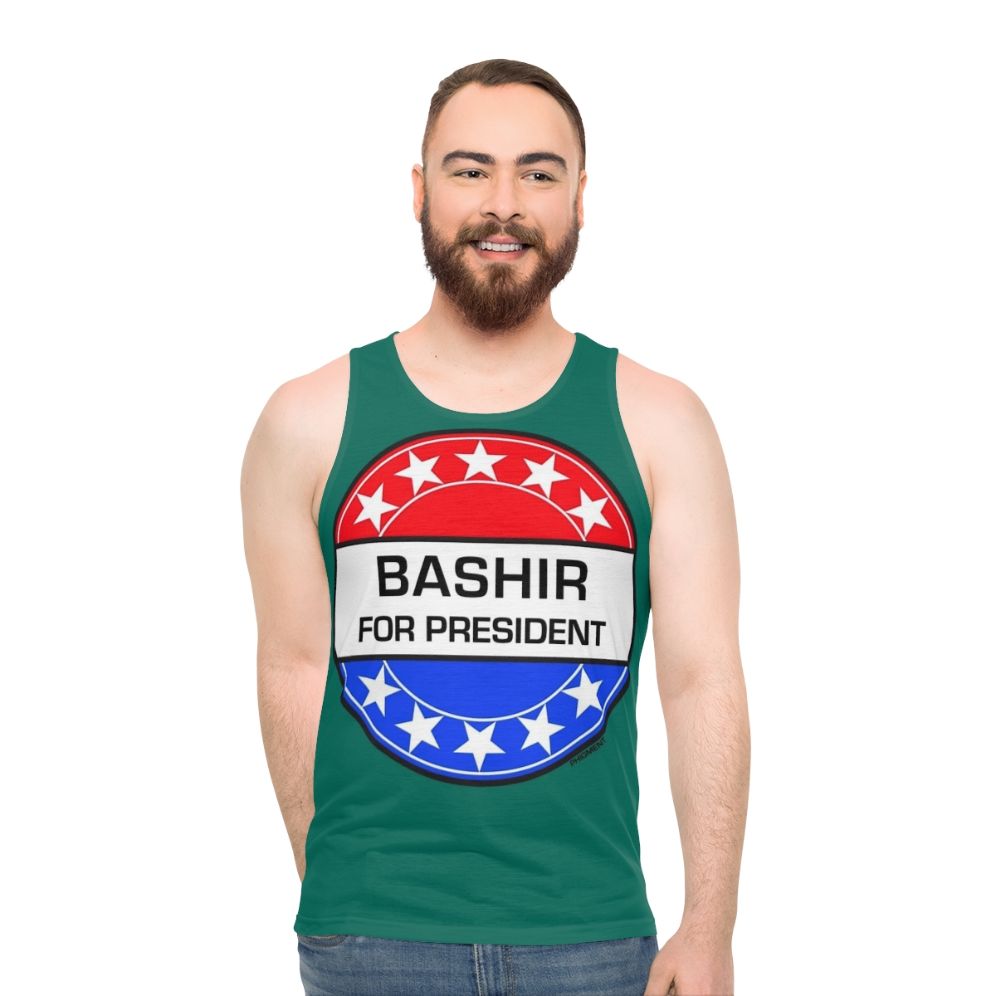 Sci-Fi Inspired "Bashir For President" Unisex Tank Top