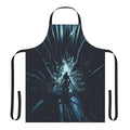 Stylized sci-fi cauldron-shaped apron inspired by the video game Horizon Zero Dawn