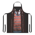 A stylish apron featuring the iconic question mark design associated with the Seventh Doctor from the popular sci-fi TV series Doctor Who.