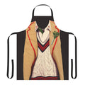 5th Doctor Doctor Who Inspired Apron with Celery Emblem