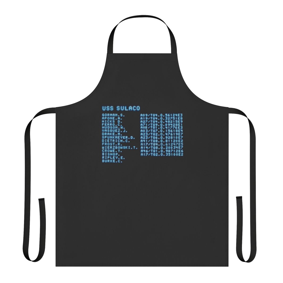 Sci-Fi Inspired Apron with Aliens, Xenomorphs, and Outer Space Imagery