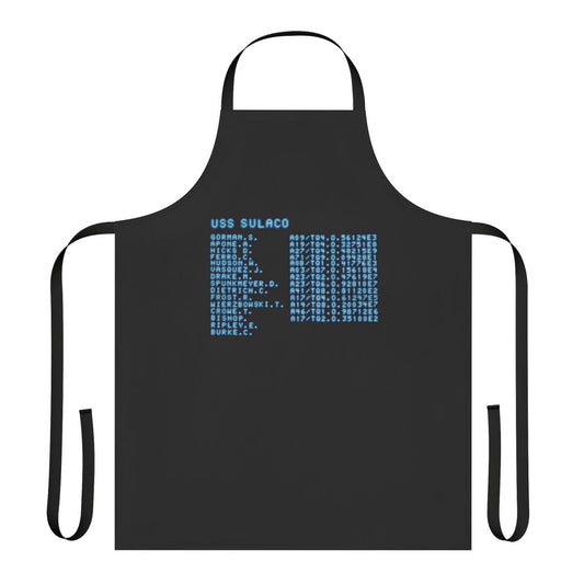 Sci-Fi Inspired Apron with Aliens, Xenomorphs, and Outer Space Imagery