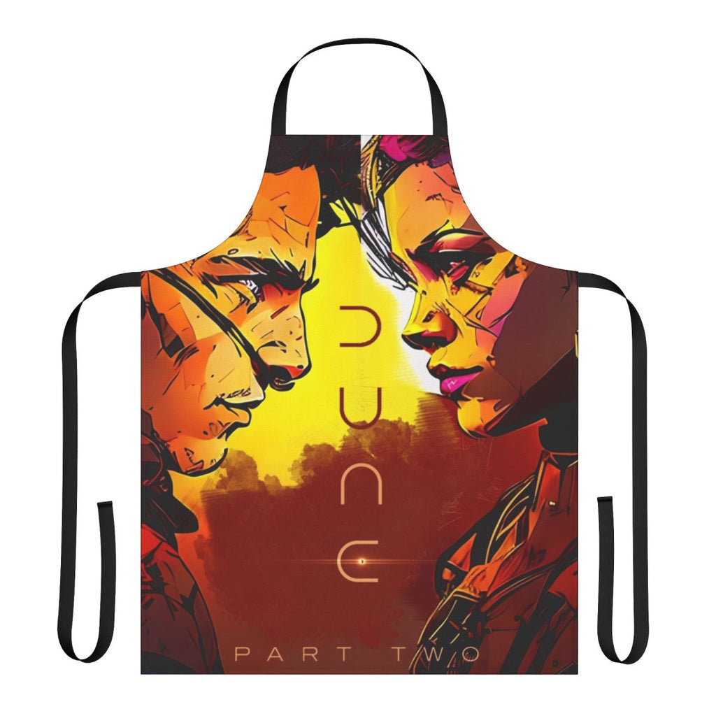 Dune 2 Part 2 2024 themed apron with sci-fi design