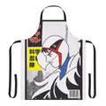 Stylish apron featuring retro Gatchaman anime design