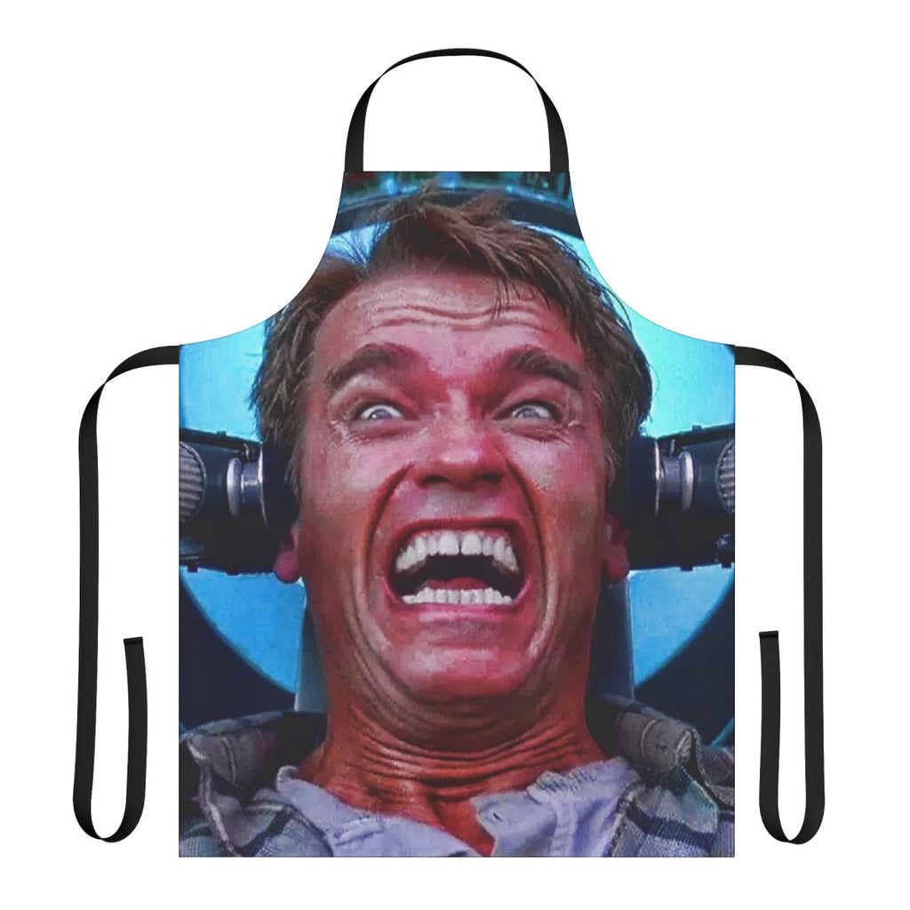 Apron with "Get Your Ass to Mars" design, inspired by the movie Total Recall