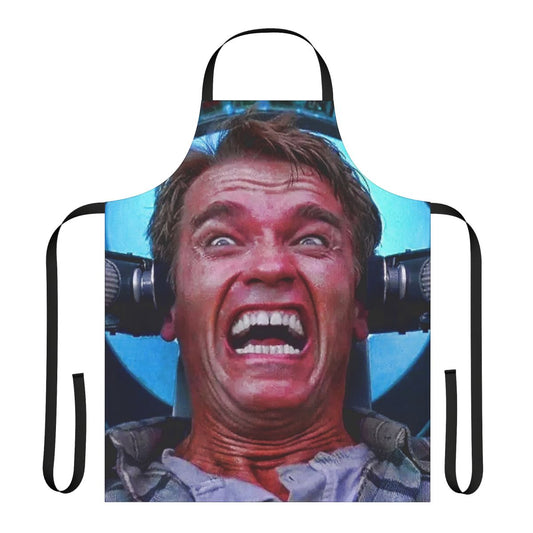 Apron with "Get Your Ass to Mars" design, inspired by the movie Total Recall